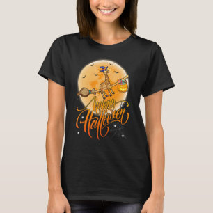 Giraffe Rit Heks Jachtgeweer Maan Vintage Giraffe T-shirt