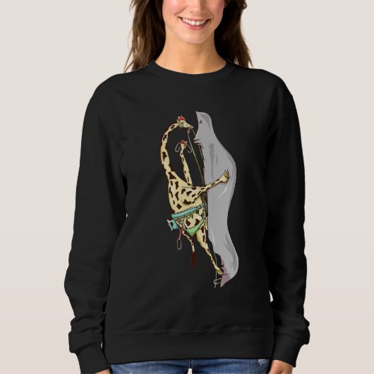 Giraffe Rock cliping Trui (Voorkant)