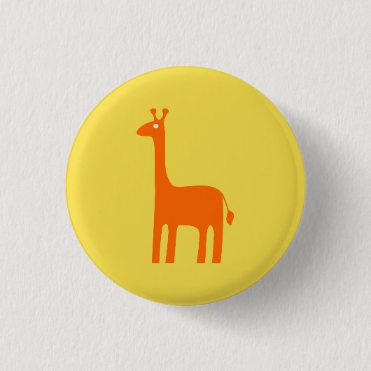 Giraffe Ronde Button 3,2 Cm (Voorkant)