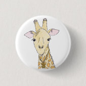 giraffe ronde button 3,2 cm (Voorkant)