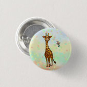 Giraffe Ronde Button 3,2 Cm (Voorkant /achterkant)