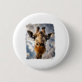 Giraffe Ronde Button 5,7 Cm (Voorkant)