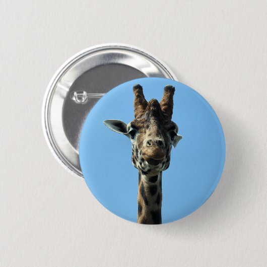 GIRAFFE RONDE BUTTON 5,7 CM (Voorkant /achterkant)