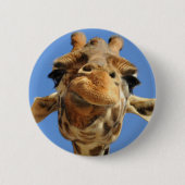 Giraffe Ronde Button 5,7 Cm (Voorkant)