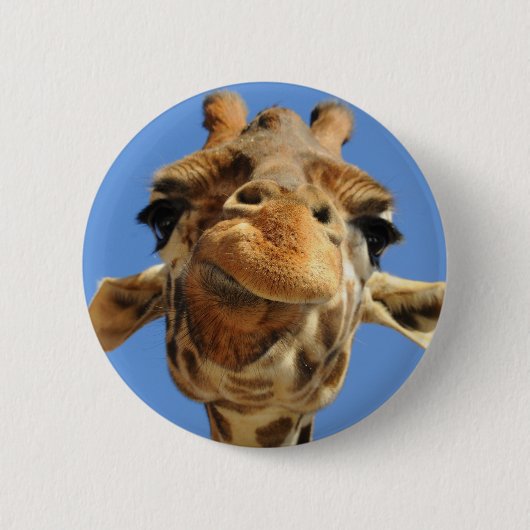 Giraffe Ronde Button 5,7 Cm (Voorkant)