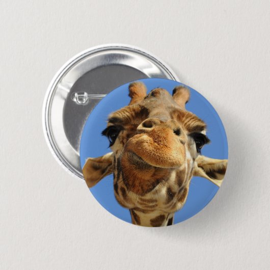 Giraffe Ronde Button 5,7 Cm (Voorkant /achterkant)