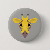 Giraffe Ronde Button 5,7 Cm (Voorkant)