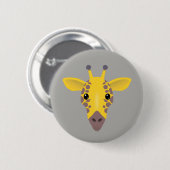 Giraffe Ronde Button 5,7 Cm (Voorkant /achterkant)