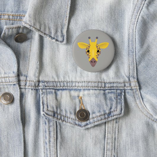 Giraffe Ronde Button 5,7 Cm (In situ)