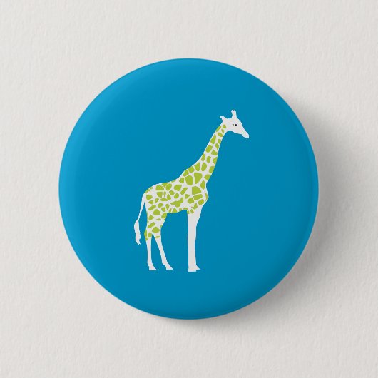 giraffe ronde button 5,7 cm (Voorkant)
