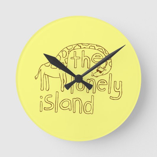 Giraffe Ronde Klok (Voorkant)