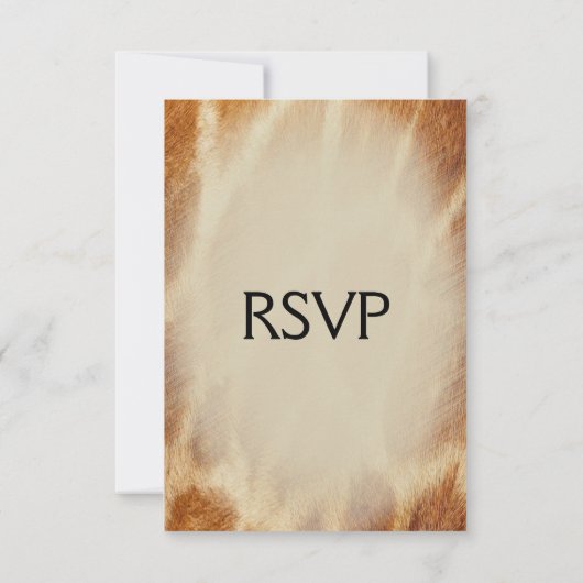 Giraffe RSVP (Achterkant)