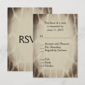 Giraffe RSVP Kaartje (Voorkant / Achterkant)