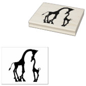 Giraffe Rubberstempel (Gestempeld)