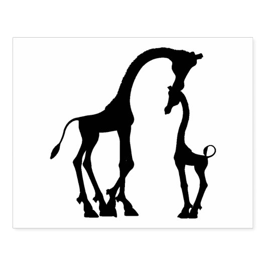 Giraffe Rubberstempel (Afrduk)