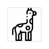 Giraffe Rubberstempel (Afrduk)
