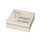 Giraffe Rubberstempel schoolaanmoediging (Stempel)