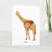 Giraffe Rugzak Kaart (Achterkant)