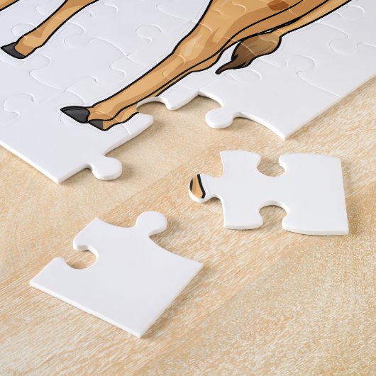 Giraffe rugzak legpuzzel (Zijkant)