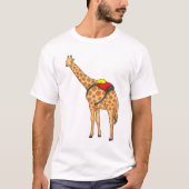 Giraffe rugzak t-shirt (Voorkant)