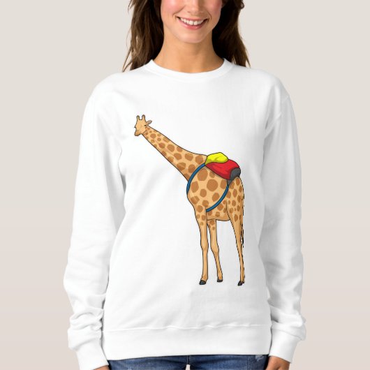 Giraffe rugzak trui (Voorkant)