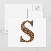 GIRAFFE S BRIEFKAART (Voorkant / Achterkant)