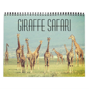 Giraffe Safari 2025 Kalender