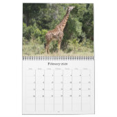 Giraffe Safari 2025 Kalender (Feb 2026)