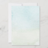 Giraffe Safari Baby shower Kaart (Achterkant)