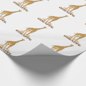GIRAFFE SAFARI CADEAUPAPIER (Hoek)