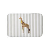 Giraffe Safari Design Stripe Badmat (Voorkant)