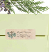 Giraffe Safari Dier Botanisch Etiket