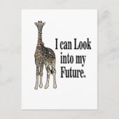 Giraffe Safari Dier Grappige Verjaardag Briefkaart (Voorkant)