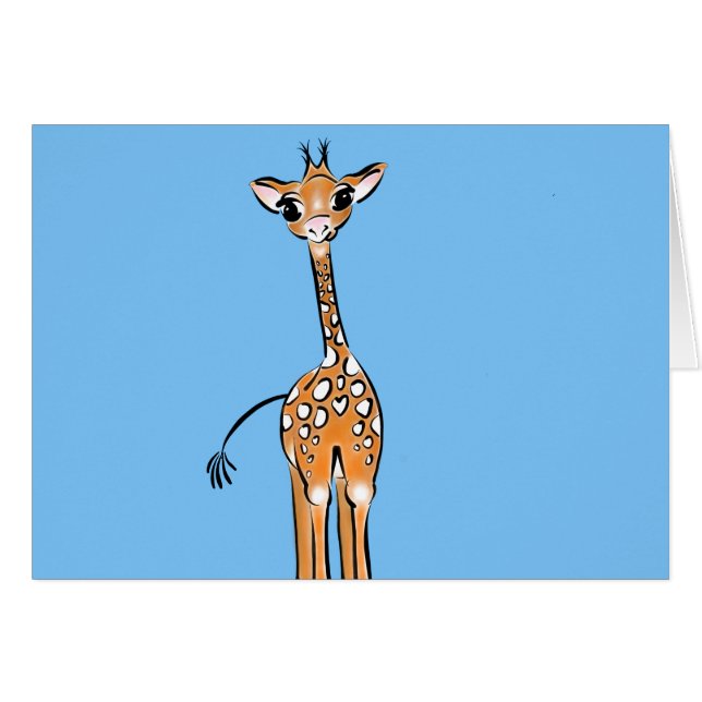 Giraffe, safari-dieren (Voorkant Horizontaal)
