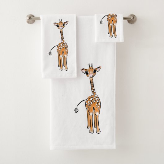 Giraffe, safari-dieren bad handdoek (Insitu)