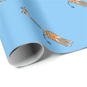 Giraffe, safari-dieren cadeaupapier (Rol Hoek)