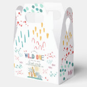 Giraffe Safari Dieren Jongen Baby shower Bedankdoosjes (Geopend)