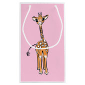 Giraffe, safari-dieren klein cadeauzakje (Achterkant)