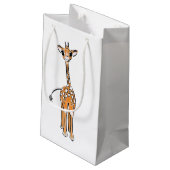 Giraffe, safari-dieren klein cadeauzakje (Achterkant Gekanteld)