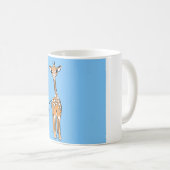 Giraffe, safari-dieren koffiemok (Voorkant rechts)
