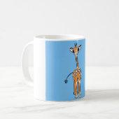 Giraffe, safari-dieren koffiemok (Voorkant links)