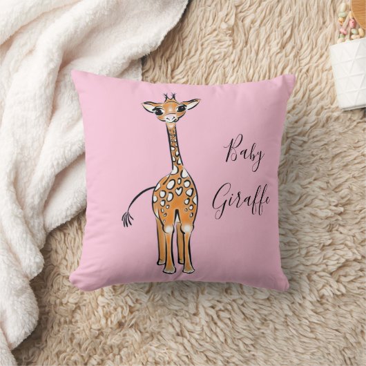 Giraffe, safari-dieren kussen (Deken)