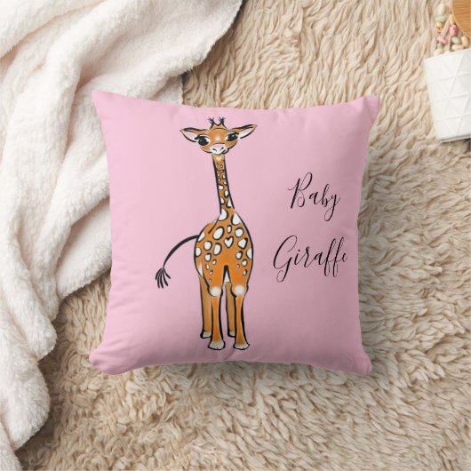 Giraffe, safari-dieren kussen (Deken)