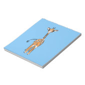 Giraffe, safari-dieren notitieblok (Linkerzijde)