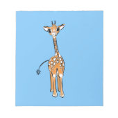 Giraffe, safari-dieren notitieblok (Voorkant)