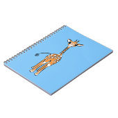 Giraffe, safari-dieren notitieboek (Linkerzijde)