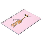 Giraffe, safari-dieren notitieboek (Linkerzijde)
