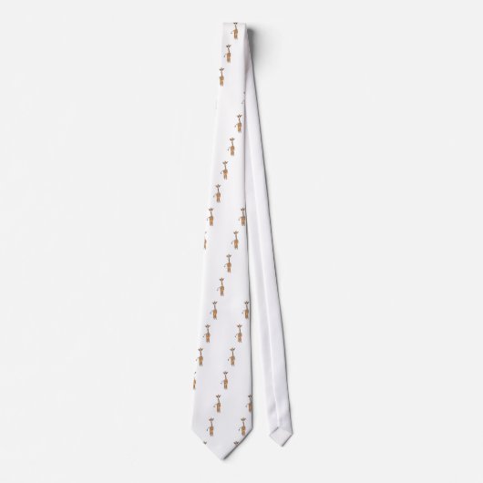 Giraffe, safari-dieren stropdas (Voorkant)