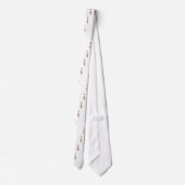 Giraffe, safari-dieren stropdas (Achterkant)