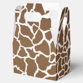 Giraffe safari dierenthema bedankdoosjes (Geopend)